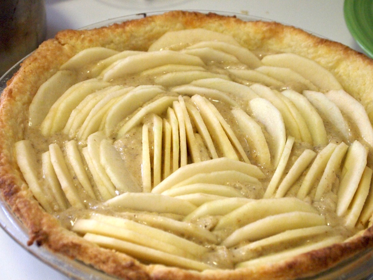 Apple Tart with WalnutHorseradish Frangipane Cookbook Archaeology