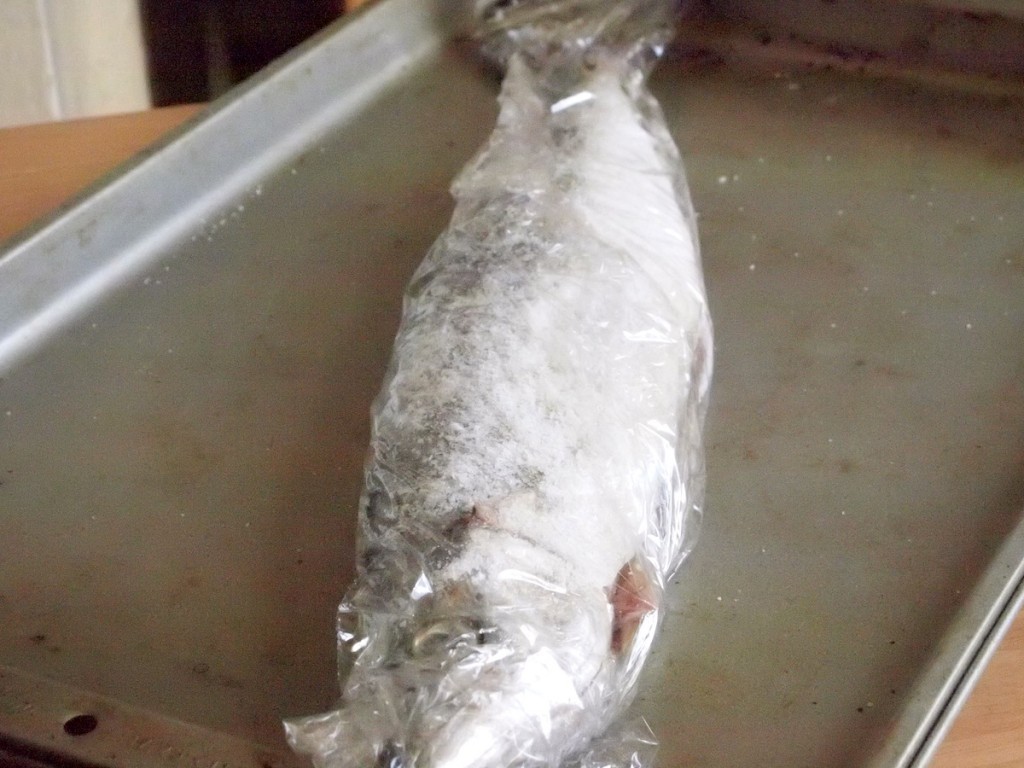 wrapped mackerel