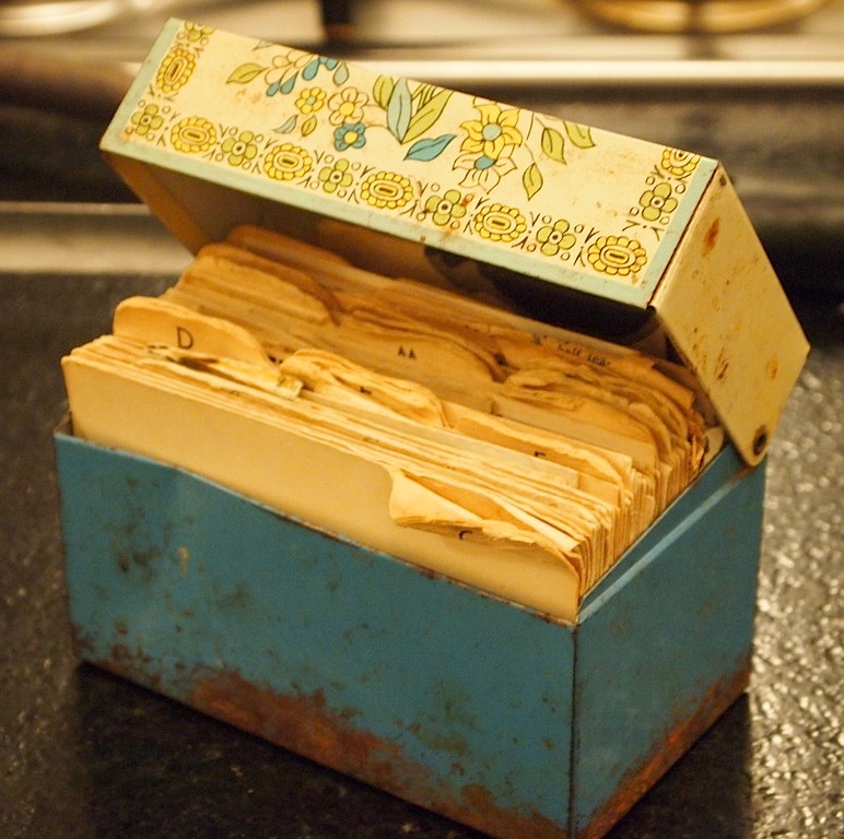 recipe box