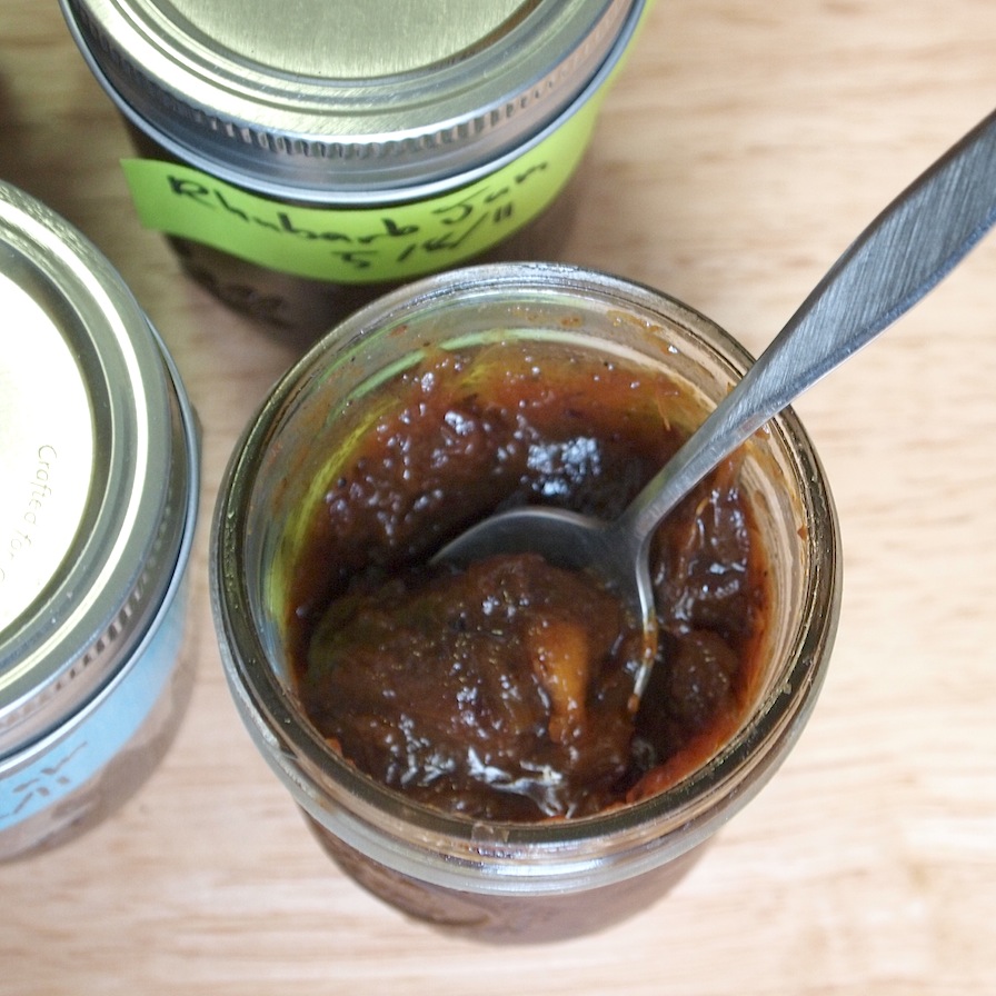 SweetandSavory Rhubarb Jam Cookbook Archaeology