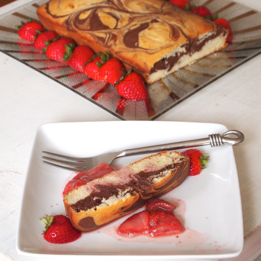 marble cake slice